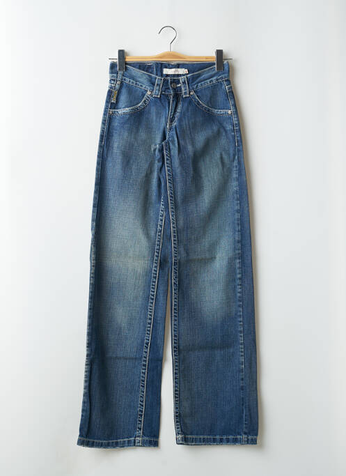 Blugi cu croială dreaptă albastru SCHOOL RAG femeie