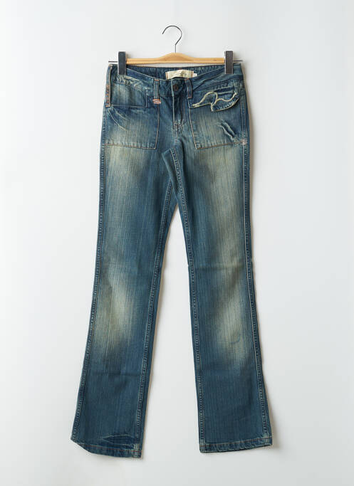 Blugi cu croială evazată albastru SCHOOL RAG femeie