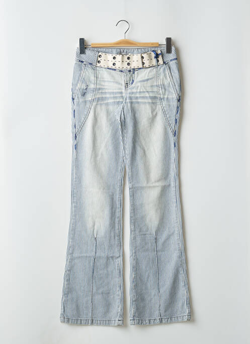 Blugi cu croială dreaptă albastru TEDDY SMITH femeie