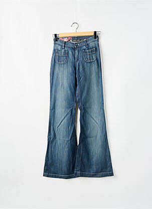 Blugi cu croială evazată albastru TEDDY SMITH femeie