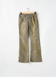 Pantalon evazat elasticitate talie joasă gri TEDDY SMITH femme