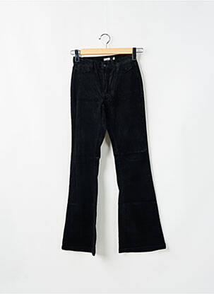 Pantalon evazat elasticitate talie înaltă negru TEDDY SMITH femeie