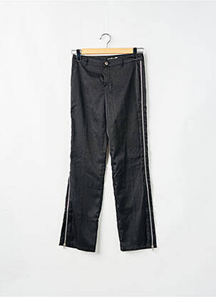 Pantalon slim talie joasă talie joasă negru TEDDY SMITH femeie