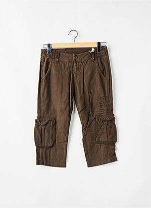 Pantalon trei sferturi maro TEDDY SMITH bărbat