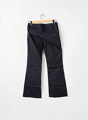 Pantalon drept țesătură poplin talie joasă negru VOLCOM femeie