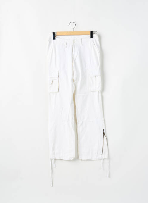 Pantalon cargo alb TEDDY SMITH femeie