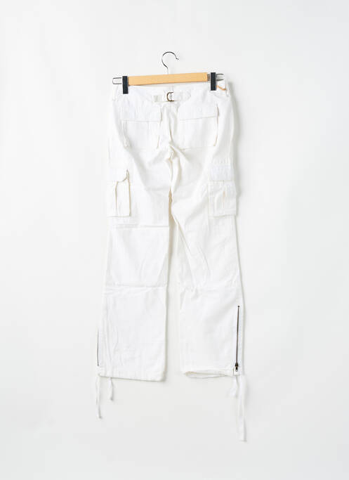 Pantalon cargo alb TEDDY SMITH femeie
