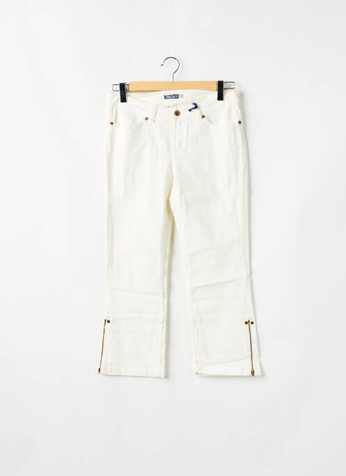Pantalon drept alb TEDDY SMITH femeie