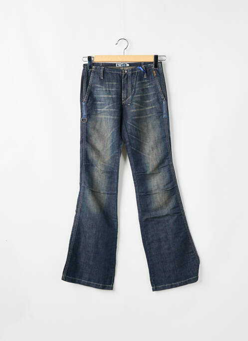 Blugi bootcut albastru TEDDY SMITH femeie