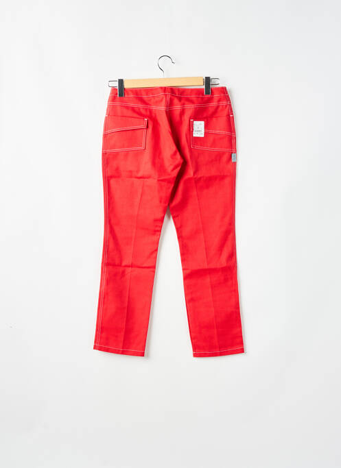 Blugi cu croială dreaptă roșu TIM BARGEOT femeie