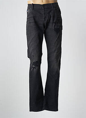 Blugi cu croială slim negru DONOVAN bărbat