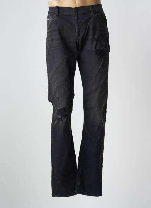 Blugi cu croială slim negru DONOVAN bărbat