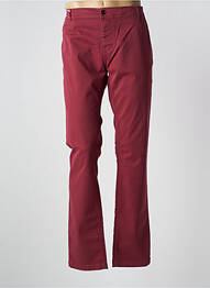 Pantalon chino elasticitate mărime normală roșu DONOVAN homme