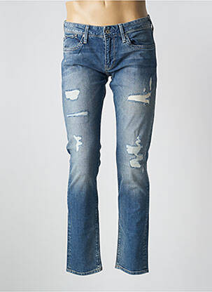 Blugi cu croială slim albastru PEPE JEANS bărbat