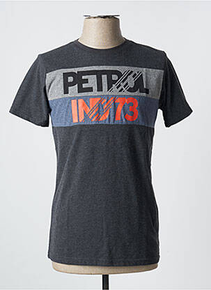 Tricou elasticitate mâneci scurte gri PETROL INDUSTRIES băiat