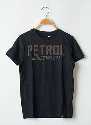 Tricou negru PETROL INDUSTRIES băiat
