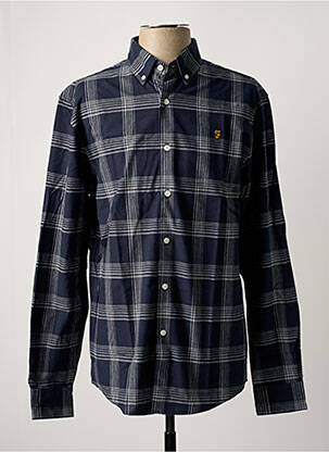 Cămașă cu mâneci lungi albastru FARAH bărbat