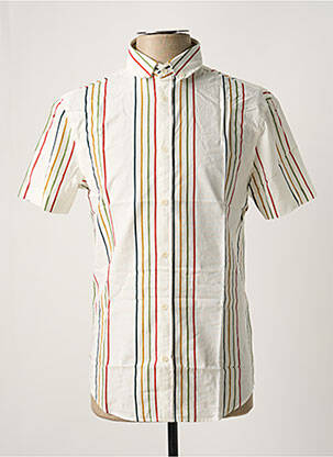 Cămașă cu mâneci scurte alb OLOW bărbat