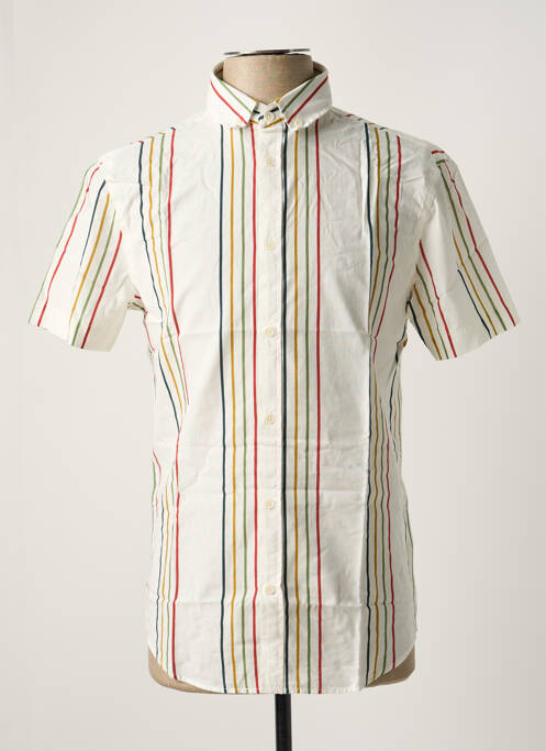 Cămașă cu mâneci scurte alb OLOW bărbat