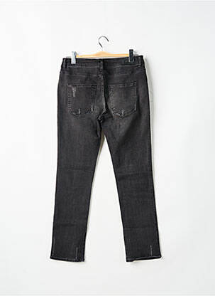 Blugi cu croială slim efect uzat decolorat mărime normală negru HEARTLESS JEANS femeie