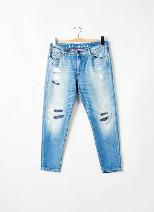 Pantalon trei sferturi albastru DONOVAN femeie