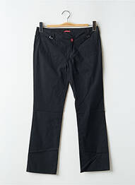 Pantalon drept țesătură poplin talie joasă negru BE YOU K femeie