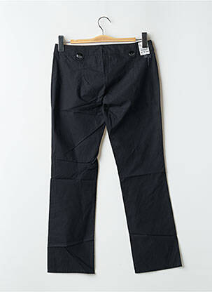 Pantalon drept țesătură poplin talie joasă negru BE YOU K femeie