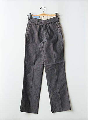 Pantalon drept închidere cu fermoar sub clapetă cu cârlig talie înaltă negru CARHARTT femeie