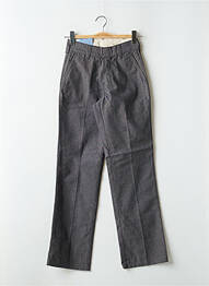 Pantalon drept închidere cu fermoar sub clapetă cu cârlig talie înaltă negru CARHARTT femme