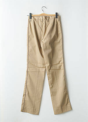 Pantalon drept talie cu cleme mărime normală bej CIMARRON femeie