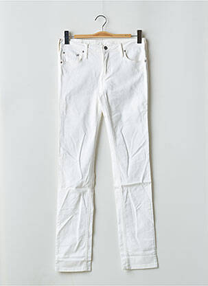 Pantalon slim elasticitate mărime normală alb CIMARRON femeie