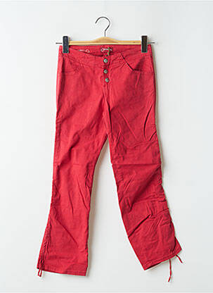 Pantalon trei sferturi roșu CIMARRON femeie