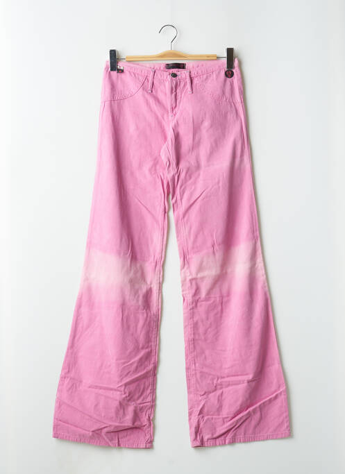 Pantalon larg roz CIMARRON femeie