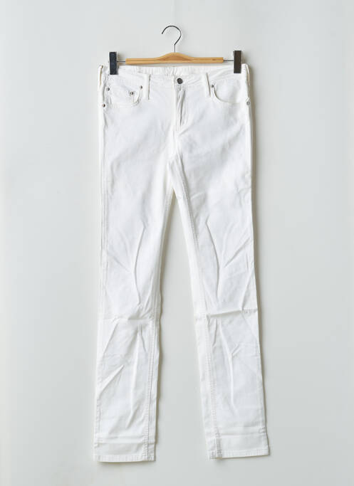 Pantalon slim alb CIMARRON femeie