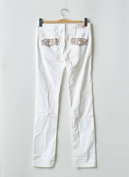 Pantalon slim alb CIMARRON femeie