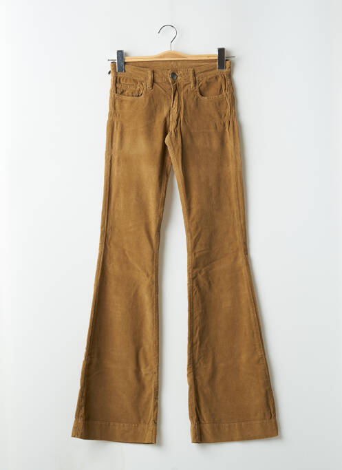 Pantalon evazat bej FIVE PM femeie