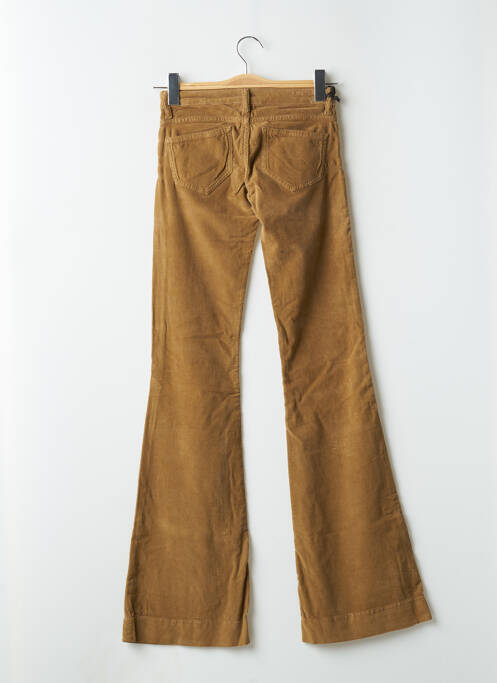 Pantalon evazat bej FIVE PM femeie