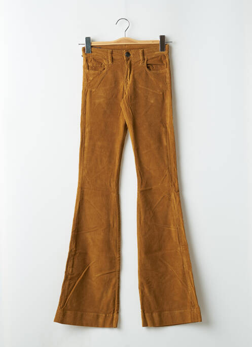 Pantalon evazat bej închis FIVE PM femeie