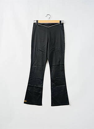 Pantalon evazat croială evazată negru DDP femeie