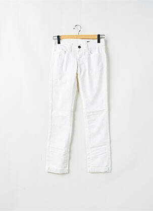 Pantalon slim buzunare alb FORNARINA femeie