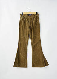 Pantalon evazat croială evazată verde FREEMAN T.PORTER femeie