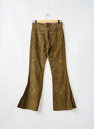 Pantalon evazat croială evazată verde FREEMAN T.PORTER femeie