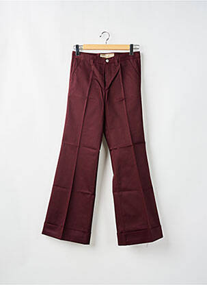 Pantalon evazat violet FREEMAN T.PORTER femeie