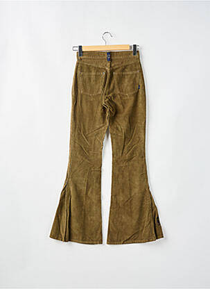 Pantalon evazat croială evazată verde FREEMAN T.PORTER femeie