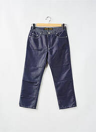 Pantalon trei sferturi croială dreaptă albastru FREEMAN T.PORTER femeie