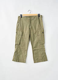 Pantalon trei sferturi talie joasă talie joasă verde FREEMAN T.PORTER femme