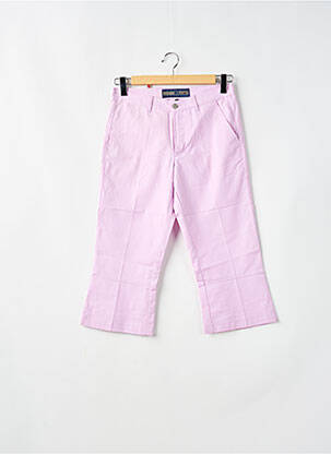 Pantalon trei sferturi buzunare violet FREEMAN T.PORTER femeie