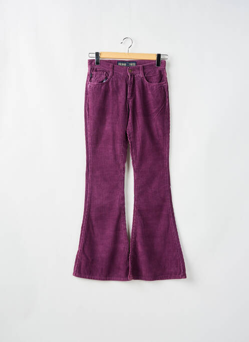 Pantalon evazat violet FREEMAN T.PORTER femeie