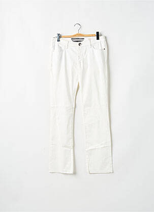 Blugi cu croială slim bej GUESS femeie