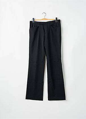 Pantalon chino țesătură poplin mărime normală negru LADY SOUL femeie